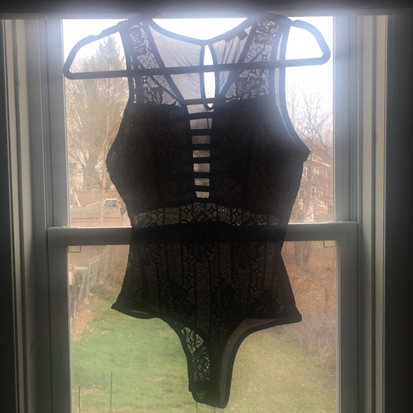 Haute Monde Tops - Lace Leotard